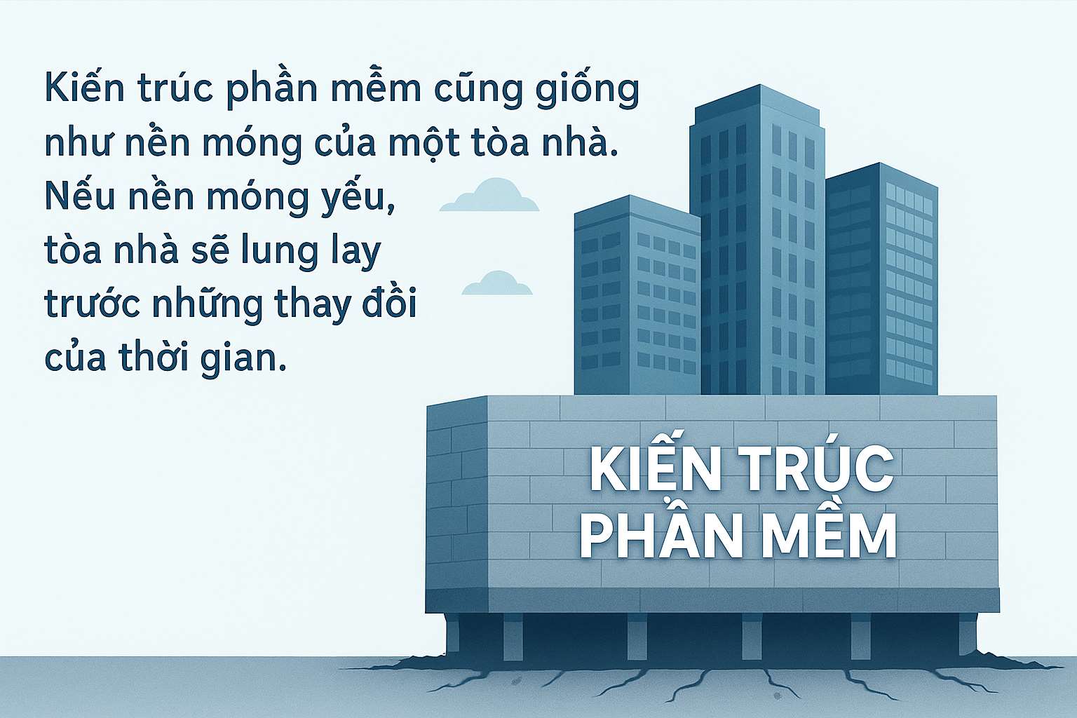 Kiến trúc một phần mềm quan trọng và ảnh hưởng vô cùng lớn tới tương lại của dự án phần mềm